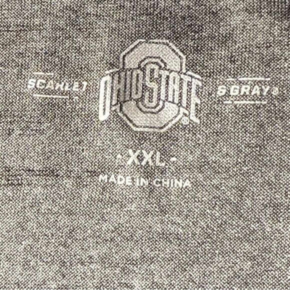 Ohio State Buckeyes Gray Long Sleeve Shirt size XXL - Picture 3 of 6